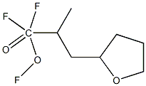 1,1,1-Trifluoro-2-(Tetrahydrofuranylmethyl)-Propionic Acid Struktur