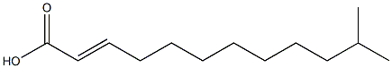 11-METHYL-2(E)-DODECENOIC ACID Struktur