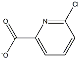 2-CHLOROPYRIDINE-6-CARBOXYLATE Struktur