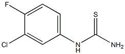 1-(3-chloro-4-fluorophenyl)thiourea Struktur