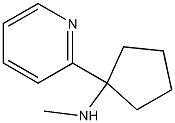 1-(Methylamine)-1-(2-pyridyl)-cyclopentane Struktur