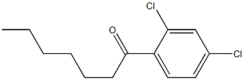 1-(2,4-dichlorophenyl)heptan-1-one Struktur