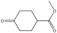 methyl 4-oxocyclohexanecarboxylate Struktur