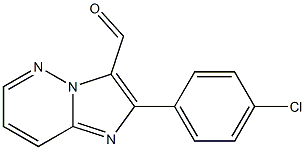 2-(4-Chlorophenyl)imidazo[1,2-b]pyridazine-3-carbaldehyde Struktur