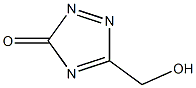 3-Hydroxymethyl-1,2,4-triazol-5-one Struktur