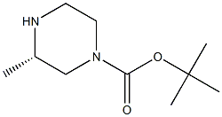 (S)-3-METHYL-PIPERAZINE-1-CARBOXYLIC ACID TERT-BUTY ESTER Struktur