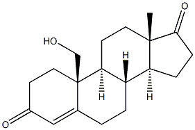 19-HYDROXY-ANDROSTA-4-ENE-3,17-DIONE Struktur