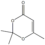 2,2,6-TRIMETHYL-1,3-DIOXINE-4-ONE Struktur