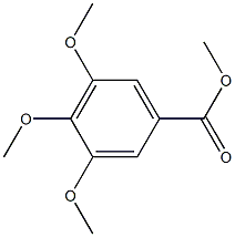 3,4,5-TRIMETHOXYLMETHYL BENZOATE Struktur