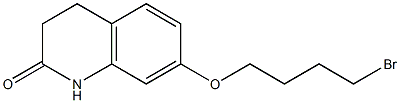 7-(4-BROMOBUTOXY)-3,4-DIHYDRO-2 (1H)-QUINOLIONE Struktur