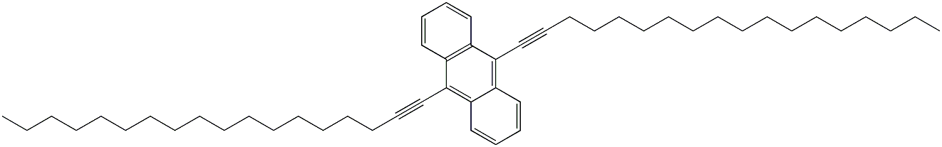 9,10-DIOCTADEC-1-YNYLANTHRACENE Struktur