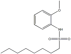 N-(2-METHOXYPHENYL)OCTANESULFONAMIDE Struktur