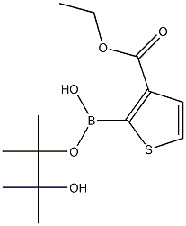 3-(ETHOXYCARBONYL)THIOPHENE-2-BORONIC ACID PINACOL ESTER Struktur