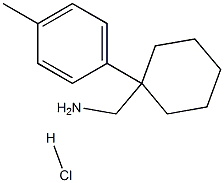 1-[1-(4-METHYLPHENYL)CYCLOHEXYL]METHANAMINE HYDROCHLORIDE Struktur