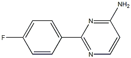 2-(4-FLUOROPHENYL)-4-AMINOPYRIMIDINE Struktur