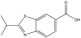 2-ISOPROPYL-1,3-BENZOTHIAZOLE-6-CARBOXYLIC ACID Struktur