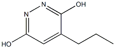 4-PROPYL-PYRIDAZINE-3,6-DIOL Struktur