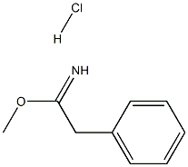 METHYL 2-PHENYLETHANIMIDOATE HYDROCHLORIDE Struktur