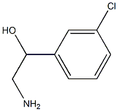 2-amino-1-(3-chlorophenyl)ethanol Struktur