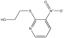 2-[(3-nitro-2-pyridyl)thio]ethan-1-ol Struktur