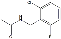 N1-(2-chloro-6-fluorobenzyl)acetamide Struktur