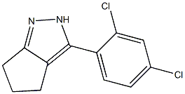 3-(2,4-dichlorophenyl)-2,4,5,6-tetrahydrocyclopenta[c]pyrazole Struktur