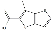 3-methylthieno[3,2-b]thiophene-2-carboxylic acid Struktur