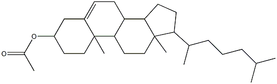 17-(1,5-dimethylhexyl)-10,13-dimethyl-2,3,4,7,8,9,10,11,12,13,14,15,16,17-tetradecahydro-1H-cyclopenta[a]phenanthren-3-yl acetate Struktur