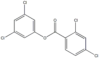 3,5-dichlorophenyl 2,4-dichlorobenzoate Struktur