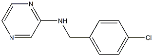 N-(4-chlorobenzyl)-2-pyrazinamine Struktur