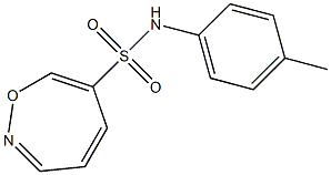 N6-(4-methylphenyl)-1,2-oxazepine-6-sulfonamide Struktur