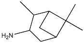 2,6,6-trimethylbicyclo[3.1.1]heptan-3-amine Struktur