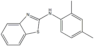 N2-(2,4-dimethylphenyl)-1,3-benzothiazol-2-amine Struktur