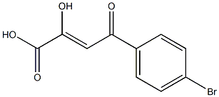 4-(4-bromophenyl)-2-hydroxy-4-oxobut-2-enoic acid Struktur