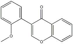 3-(2-methoxyphenyl)-4H-chromen-4-one Struktur