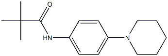 2,2-dimethyl-N-(4-piperidinophenyl)propanamide Struktur