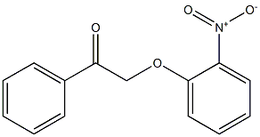 2-(2-nitrophenoxy)-1-phenyl-1-ethanone Struktur