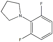 1-(2,6-difluorophenyl)pyrrolidine Struktur