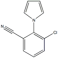 3-chloro-2-(1H-pyrrol-1-yl)benzenecarbonitrile Struktur