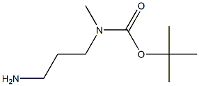 tert-butyl 3-aminopropyl(methyl)carbamate Struktur