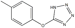 4-methylphenyl 1H-1,2,3,4-tetraazol-5-yl ether Struktur