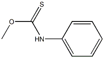 methyl anilinomethanethioate Struktur