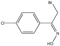 2-bromo-1-(4-chlorophenyl)ethan-1-one oxime Struktur