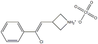 (3-chloro-3-phenylprop-2-enylidene)(dimethyl)ammonium perchlorate Struktur