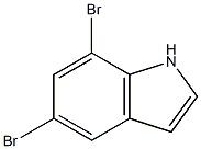 5,7-dibromo-1H-indole Struktur