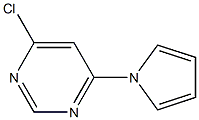 4-chloro-6-(1H-pyrrol-1-yl)pyrimidine Struktur