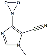 4-(1,2,3-dioxaziran-3-yl)-1-methyl-1H-imidazole-5-carbonitrile Struktur