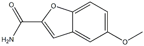 5-methoxy-1-benzofuran-2-carboxamide Struktur