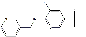 N2-(3-pyridylmethyl)-3-chloro-5-(trifluoromethyl)pyridin-2-amine Struktur