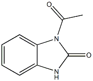 1-acetyl-2,3-dihydro-1H-benzo[d]imidazol-2-one Struktur